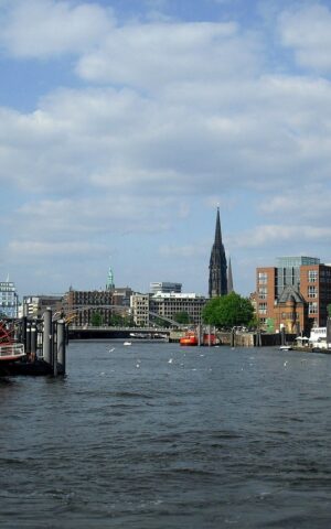hamburg, port city, elbe, harbour cruise, missisippi queen, ship, passenger ship, port, shipping, city, architecture, heaven, clouds, water, waters, paddle steamer, paddle wheel steamer