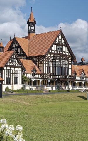new zealand, rotorua, tudor towers, architecture, house, building, lawn, heaven, rotorua, rotorua, rotorua, rotorua, rotorua