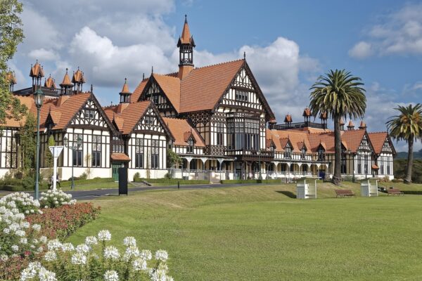 new zealand, rotorua, tudor towers, architecture, house, building, lawn, heaven, rotorua, rotorua, rotorua, rotorua, rotorua
