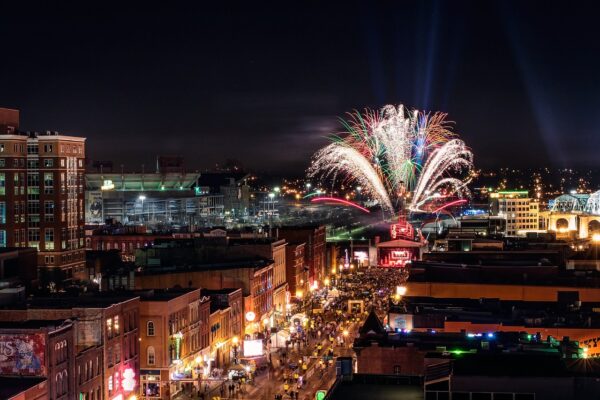 nashville, fireworks, new year's eve, holiday, nightscape, tn, tennessee, musiccity, night, colors, broadway, nashville, nashville, nashville, nashville, nashville, tennessee, tennessee